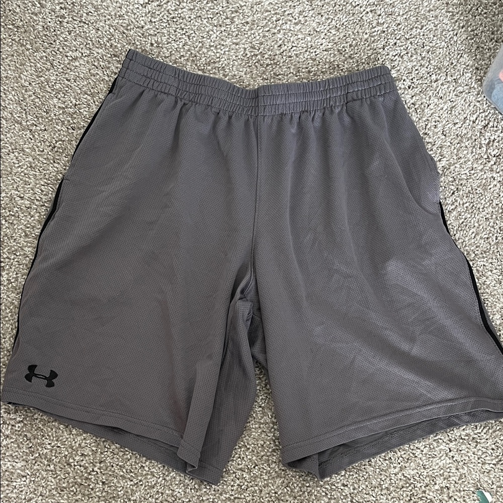 Under Armour Men's Charcoal Athletic Shorts